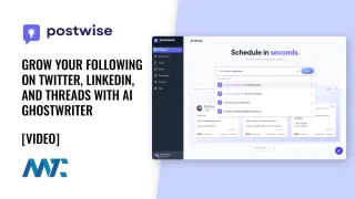 Postwise: Grow Your Following on Twitter, LinkedIn, and Threads With AI Ghostwriter
